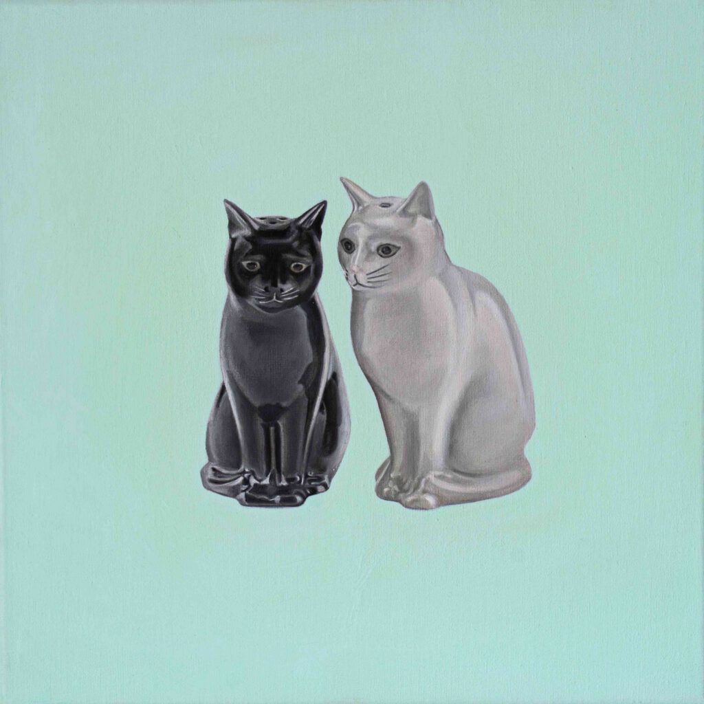 Frágil, 2023, óleo sobre lienzo 30x30 cm