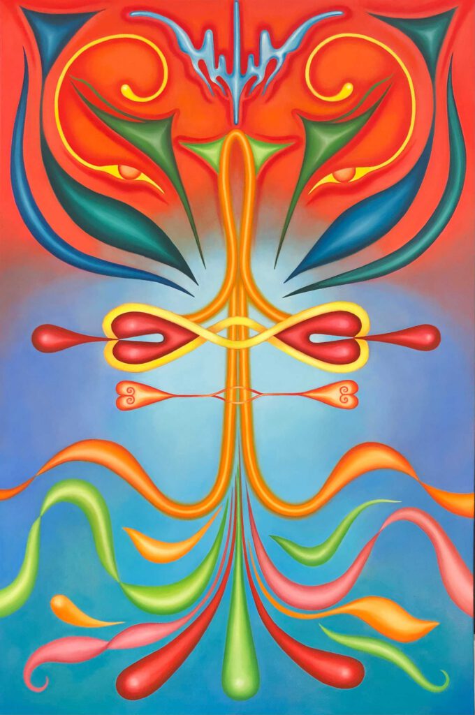 Hsnep, 2024, óleo sobre lienzo 90x60 cm