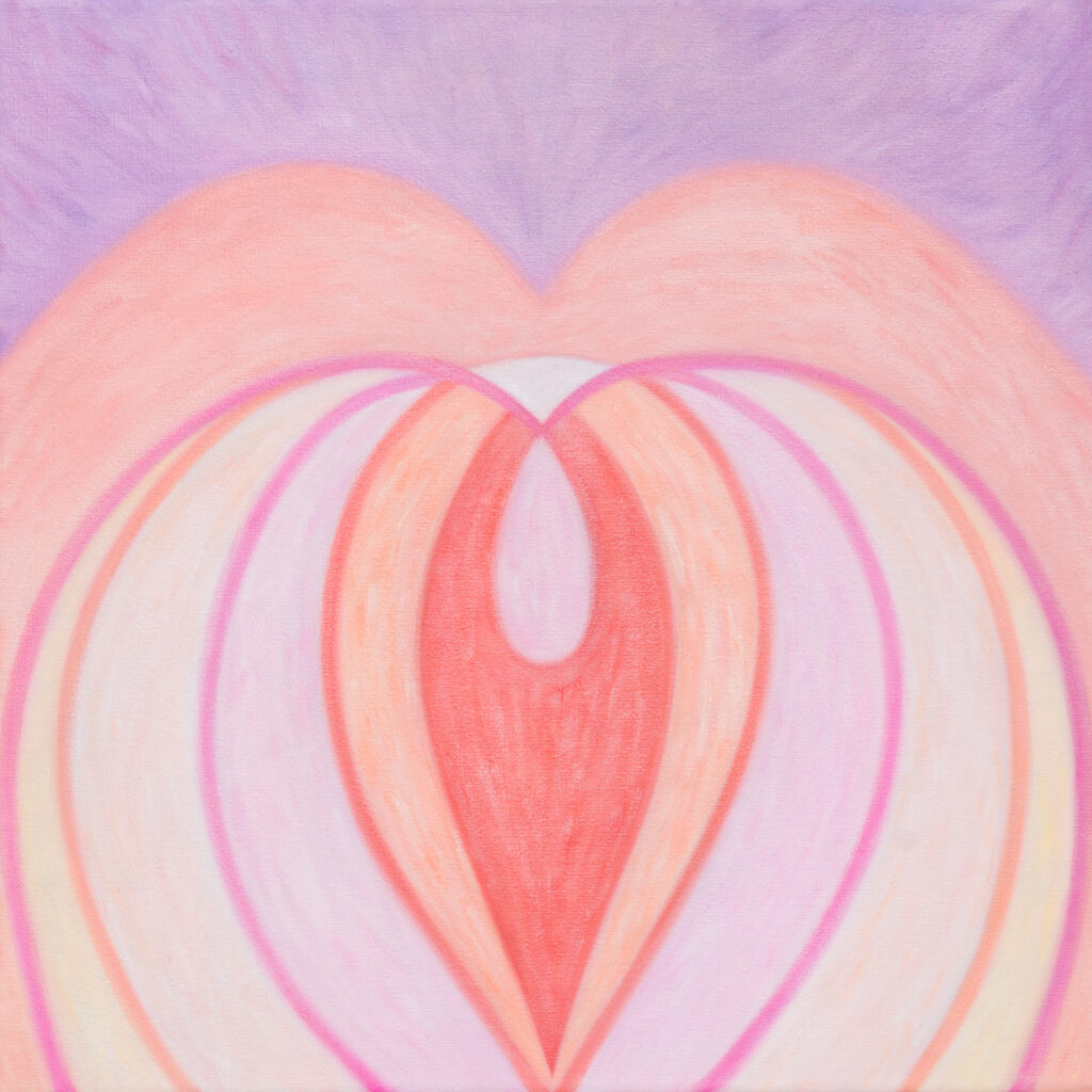 Imán II, 2025, óleo sobre tela, 30 x 30 cm.